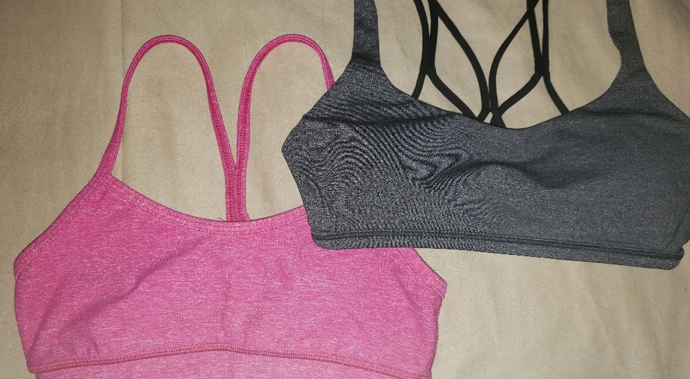 ●SOLD ON MERC●☆2 lulu bras☆ Size 2 VGUC - Picture 9 of 12